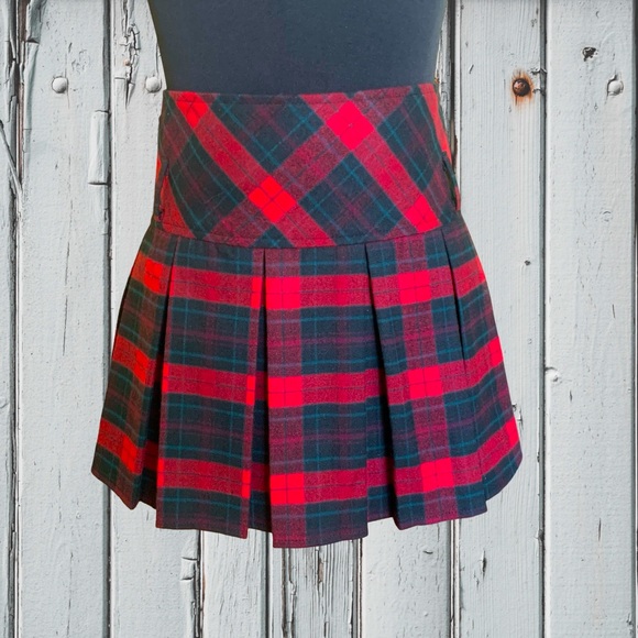 Pleated Mini Skirt - Picture 1 of 9